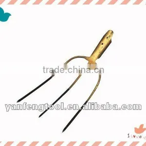 Hot Tool ! Rail Steel Fork Head With 3 Teeth F103 thumbnail-1