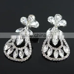Latest Fashion Hot Sale Bling Fancy Crystal Earrings Wholesale J0784Y thumbnail-1