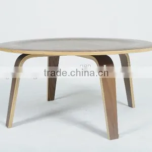 Wooden Round Table With Four Legs thumbnail-3