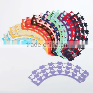 High Quality Laser Cut Cupcake Wrapper With Customized Designs thumbnail-6