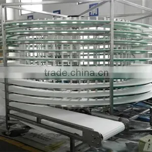Motorized Plastic Modular Belt Spiral Conveyor/powered Screw Conveyor thumbnail-3