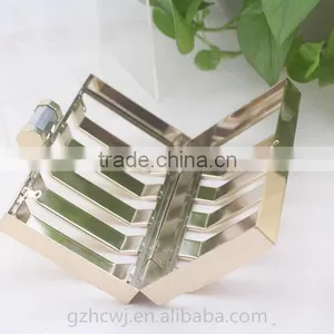 18*10 cm Metal Frame, Shiny Gold Metal Frame, Guangzhou Metal Purse Frame thumbnail-3