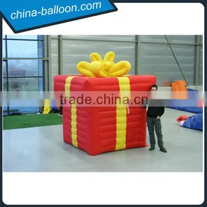 Christmas Decoration Inflatable Gift Box /attractive Gift Box Inflatables for Sale thumbnail-1