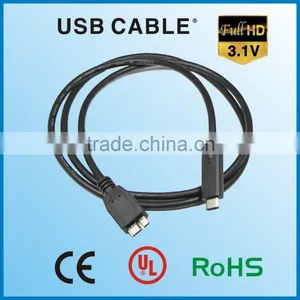 New Products 2016 Innovative Products Usb Type C to Mirco B Usb 3.1 a Cable Usb 3.0/2.0 Data Cable thumbnail-1