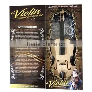 Newest Touch Sensitive Wooden Electronic Violin Toy Mini Violin Toy Kid Toy Violin Musical Toy thumbnail-2