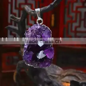 Cute Natural Amethyst Pendants Jewelry thumbnail-1