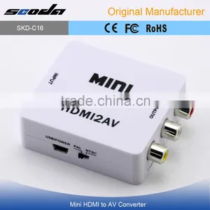 Mini Hdmi to av Out Support NTSC and PAL Two TV Format thumbnail-2