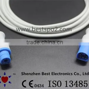 M1941A/B SpO2 Adapter Cable for Philips/HP 8pin >>8Pin Sensor 2.4m thumbnail-1