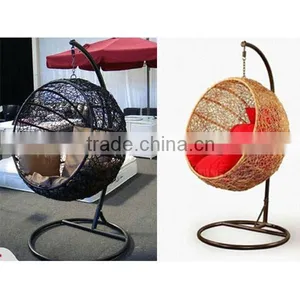 Sgs Tested pe Rattan Garden Swing thumbnail-4