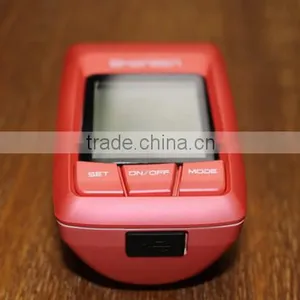 USB Rechargeable Waterproof LCD Backlight Wireless Bike Odometer Light Bicycle thumbnail-4