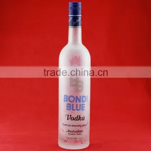 Popularity Cheap Printing Triangle Shape Bottles Vodka Liquor Frosted Bottle Super Flint Spirit Bottles thumbnail-2