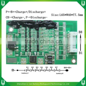 25.6v Pcm for 8s Lifepo4 Battery Pack Rgb Led Pcb Board Assembly Pcb Supplier thumbnail-1