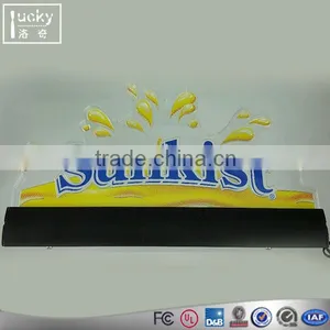 Personalized Custom LED Edge Lit Acrylic Sign for Adverting Display thumbnail-1