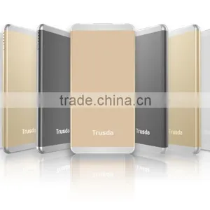 Trusda Custom Li-polymer 5000mAh Power Bank Dual Port Mobile Phone Charger With 4 LED Indicators thumbnail-5