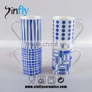 Classic Blue and White Porcelain Printing Milk Mug thumbnail-1
