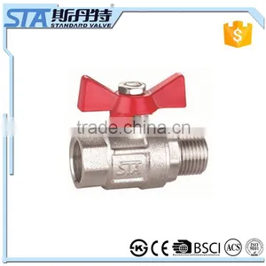 ART.1001 Manufacturer Wholesale 1/2" 3/4" 1" Manual Operated Forged Brass Ball Valve for Water Oil Gas Air Price Made in China thumbnail-4