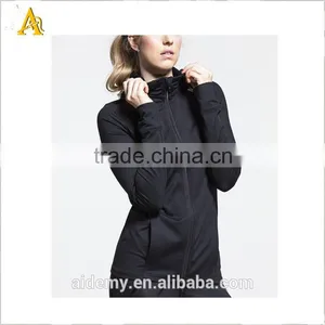 Custom Ladies Muscle Fit Pullover Fitness Womens Sweatshirt Gym Hoodies thumbnail-1