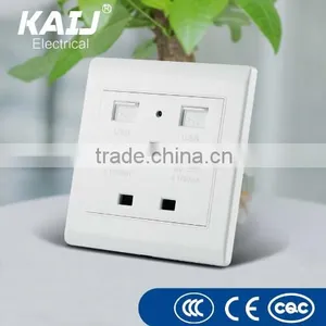 Free Sample UK Standard Double USB Charge Socket USB Outlet Port thumbnail-1