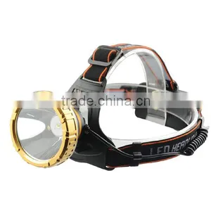 Factory Supply Alloy Aluminum Zoomable Headlamp Rechargeable Led Headlight thumbnail-1