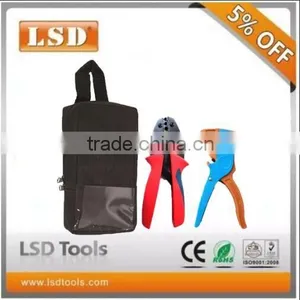 LSD Good Quilty Hot Sale L054YJ-7DU Tool Bag With Hand Crimping Tools and Multi Function Cable Strippers Combination Tools Set thumbnail-1