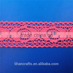 H0038A Elegant Lace Ribbon, 100% Cotton Lace ,Crocheted Lace thumbnail-1