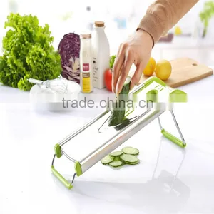 Stainless Steel Hand Mandoline V Blade Fruit and Vegetable Slicer thumbnail-3