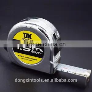 High Quality UV Chromed ABS Case Measure Tape thumbnail-2