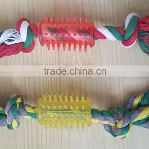 QQ Petoy Factory Hot Products Dog Rope Tug Toy Dog Toy Rope Ball thumbnail-4