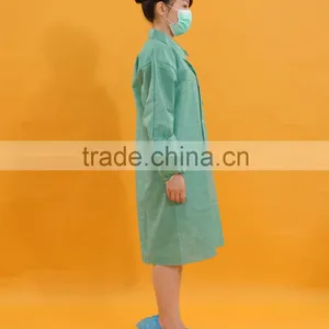 SMS Olive Green With Pocker Medical Surgical Lab Coat thumbnail-2