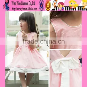 Hot Selling Girls Pink Dress Cotton Breathable Girls Pink Dress thumbnail-1