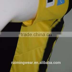 Black Yellow Soccer Jersey for Men Sportswear With Football Jersey Patches thumbnail-4