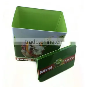 Square Metal Wine Tin Wholesale Alcoholic Drink Tin Container thumbnail-3