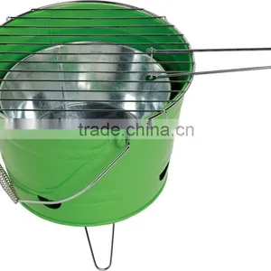 Powder Coated Finishing and Assembled Feature Portable Barrel Grill thumbnail-5