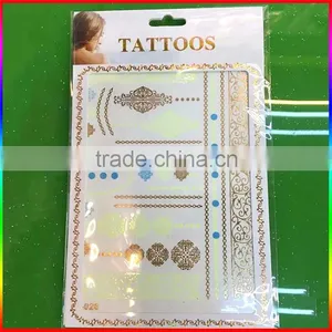Gold Metallic Tattoo Sticker/luminous Tattoo Manufacturer thumbnail-2
