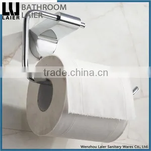 EconomicaEconomical European Style Covered Zinc Alloy Chrome Finishing Bathroom Sanitary Items Wall Mounted Toilet Paper Holder thumbnail-1