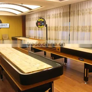 Wooden Shuffleboard Table Game Machine With Score Function thumbnail-5