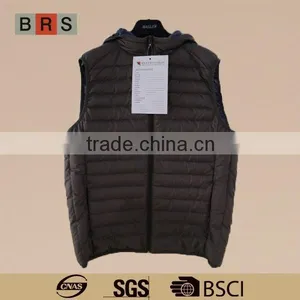 Men Sleeveless Hooded Slimming Vest in Ultra Light thumbnail-1