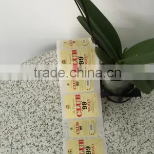 Low Price and High Quality Paper Material Red Wine Labels Adhesive Stickers Printing in Roll thumbnail-3