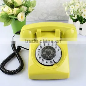 Old Rotary Dial Phone Use And Decor Small Corded Telephone Set thumbnail-1