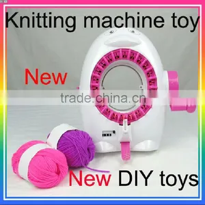 Girls Toys Children Knitting Machine DIY Toys for Sales thumbnail-1