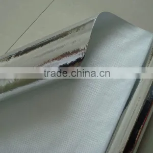 Reinforced Aluminium Foil Radiant Barrier Aluminium Foil Woven Fabric thumbnail-1
