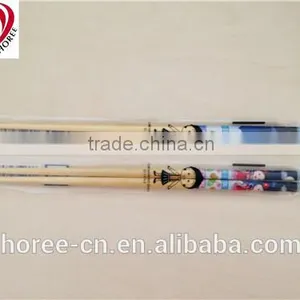 High Quality Bulk Opp Wrapped Bamboo Wooden Chopsticks for Wholesale thumbnail-1