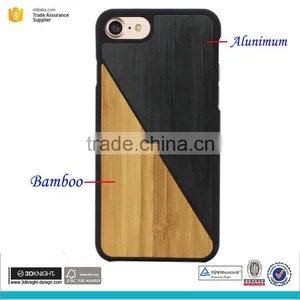 Fancy Bamboo Aluminum Combination Cell Phone Cases for Iphone 7 thumbnail-3