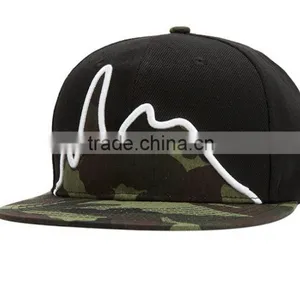 Flat Brim Blank Trucker Cap Fashion Custom Snapback Hat thumbnail-1