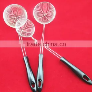 With Plastic Handle Large Colander Line Filter Stainless Steel Mesh Strainer thumbnail-1