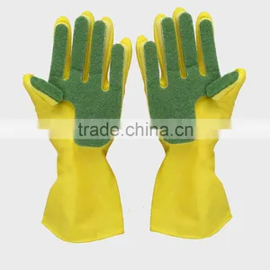 Gloves Household Wholesale Washing Heavy Duty Cleaning Sponge Kitchen Hand Gloves thumbnail-3