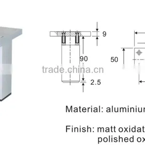 Other Furniture Hardware Metal Furniture Cabinet Leg thumbnail-4