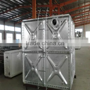Overhead Water Tank Hot Dipped Galvanized Steel Water Storage Tank Storage Galvanized Water Tank thumbnail-6