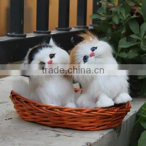 Plush Stuffed Musical Animated Electronic Plush Toys, Real Looking Cat Animal Toy thumbnail-1
