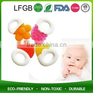 Custom Silicone Gel Toy Baby Teething Ring thumbnail-4